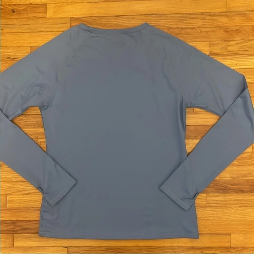 SHEIN blue long sleeve workout top women’s size medium - Picture 6 of 7